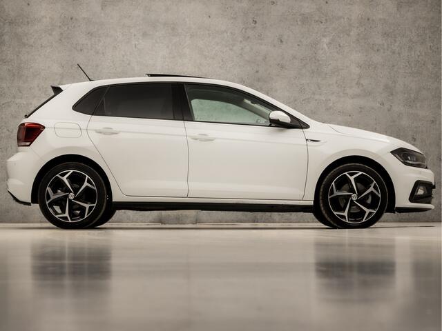 Volkswagen POLO 1.0 TSI R-Line Sport (SCHUIFDAK, VIRTUAL COCKPIT, APPLE CARPLAY, GROOT NAVI, CLIMATE, SPORTSTOELEN, LED KOPLAMPEN, PARKEERSENSOREN, GETINT GLAS, NIEUWE APK, NIEUWSTAAT)