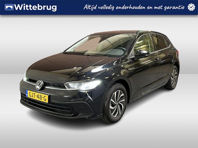 Volkswagen POLO 1.0 TSI Life Edition / AUTOMAAT/ GARANTIE TM 09-2028/ APP-CONNECT/ ADAPT. CRUISE/ PARK. SENSOREN + CAMERA/ AIRCO/ DAB/ 15" LMV/ LED