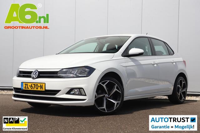 Volkswagen POLO 1.0 TSI Comfortline 95PK NAP! Carplay Android Navigatie Airco Adaptive Cruise 17 inch R-Line Zwarte/Gepolijste Velgen Nieuwe All-Seasons!