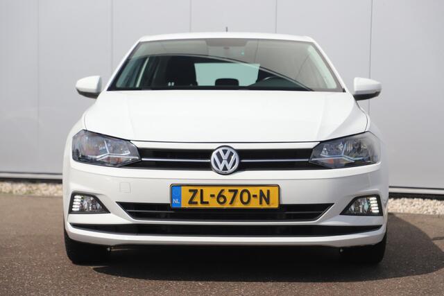 Volkswagen POLO 1.0 TSI Comfortline 95PK NAP! Carplay Android Navigatie Airco Adaptive Cruise 17 inch R-Line Zwarte/Gepolijste Velgen Nieuwe All-Seasons!