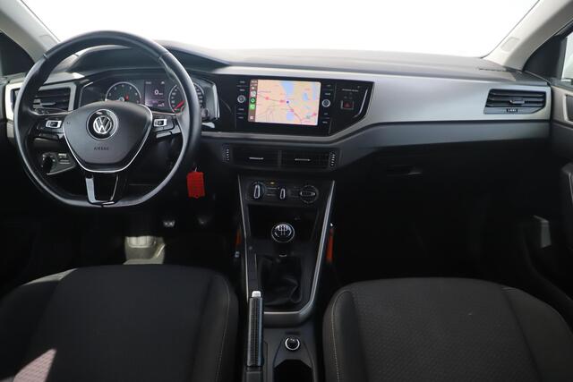 Volkswagen POLO 1.0 TSI Comfortline 95PK NAP! Carplay Android Navigatie Airco Adaptive Cruise 17 inch R-Line Zwarte/Gepolijste Velgen Nieuwe All-Seasons!