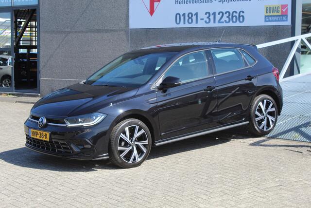 Volkswagen POLO 1.0 TSI 2x R-Line Lage kilometerstand!!/Virtual cockpit/Automaat/IQ Light/Adaptive cruise control/Navigatie/Apple carplay/Climate control/Stoelverwarming/Parkeersensoren rondom/DAB//17" Licht metalen velgen.