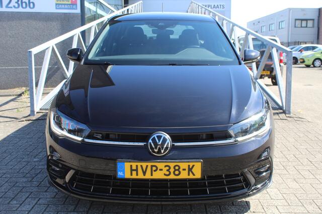 Volkswagen POLO 1.0 TSI 2x R-Line Lage kilometerstand!!/Virtual cockpit/Automaat/IQ Light/Adaptive cruise control/Navigatie/Apple carplay/Climate control/Stoelverwarming/Parkeersensoren rondom/DAB//17" Licht metalen velgen.