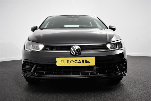 Volkswagen POLO 1.0 TSI DSG R-Line Demo! | Panorama dak Navigatie App Connect Climate Control DAB | LED Parkeer sensoren Camera Cruise control adaptive Lichtmetalen velgen