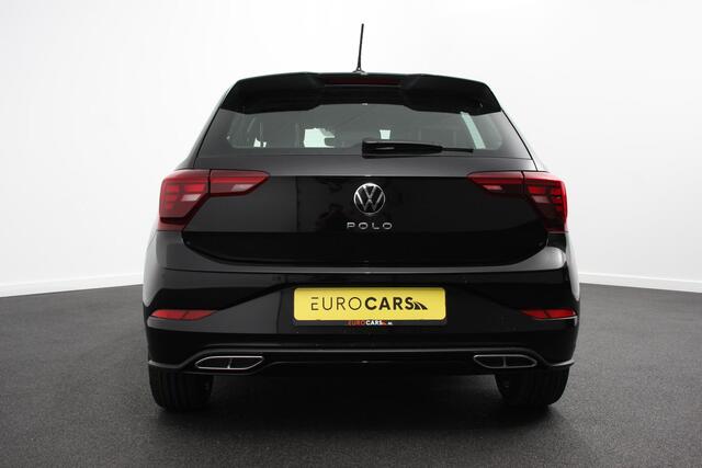 Volkswagen POLO 1.0 TSI DSG R-Line Demo! | Panorama dak Navigatie App Connect Climate Control DAB | LED Parkeer sensoren Camera Cruise control adaptive Lichtmetalen velgen