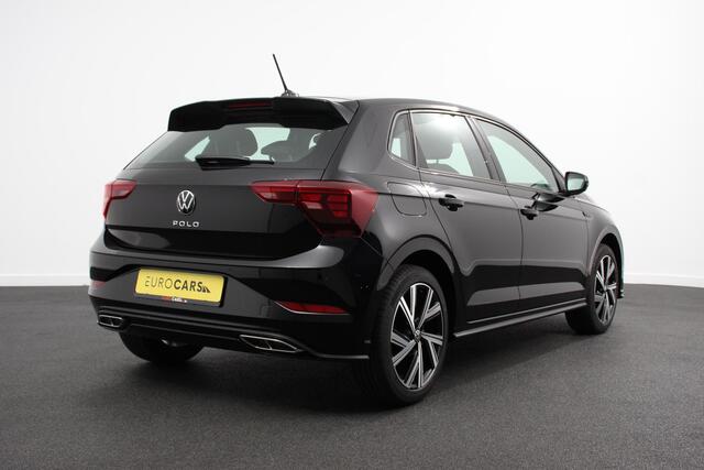 Volkswagen POLO 1.0 TSI DSG R-Line Demo! | Panorama dak Navigatie App Connect Climate Control DAB | LED Parkeer sensoren Camera Cruise control adaptive Lichtmetalen velgen