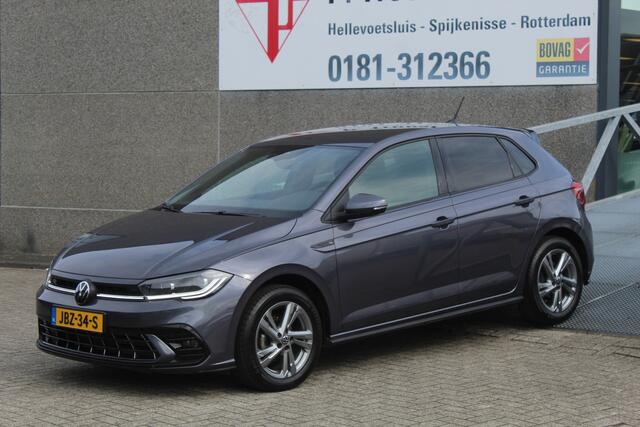 Volkswagen POLO 1.0 TSI 2x R-Line *Automaat*Navigatie/Virtual cockpit/Adaptive cruise control/Achteruitrijcamera/Parkeersensoren rondom/Apple carplay/Stoelverwarming/LED grill/IQ.light/Climate control/Draadloze telefoonlader/DAB/16''Lichtmetalen velgen.