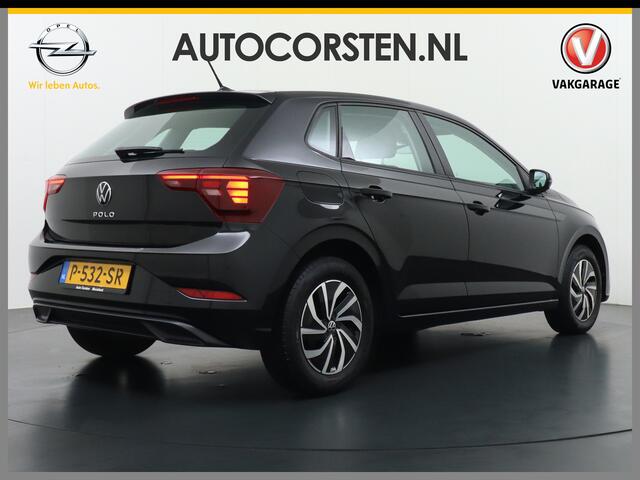 Volkswagen POLO 1.0TSI Apple Carplay Android Auto Virtual Cockpit Navi Airco Adap.Cruise DAB Life Rijstrooksensor Bluetooth Led Lmv Regen-Lichtsensor Isofix 1e Eigenaar Origineel Nederlandse Auto Zeer compleet!