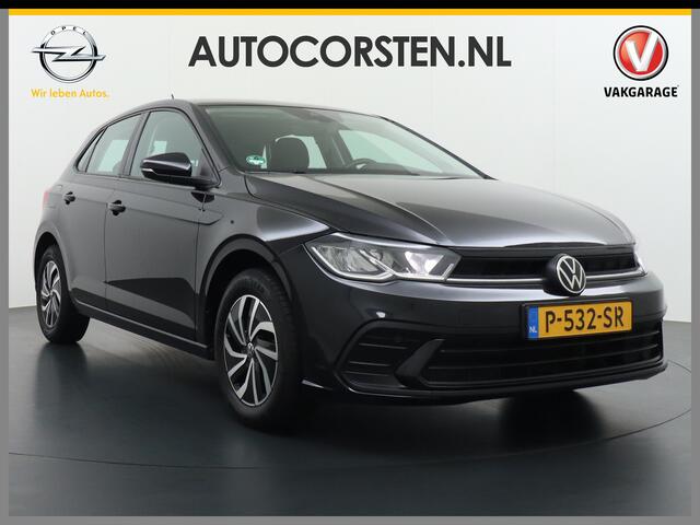 Volkswagen POLO 1.0TSI Apple Carplay Android Auto Virtual Cockpit Navi Airco Adap.Cruise DAB Life Rijstrooksensor Bluetooth Led Lmv Regen-Lichtsensor Isofix 1e Eigenaar Origineel Nederlandse Auto Zeer compleet!