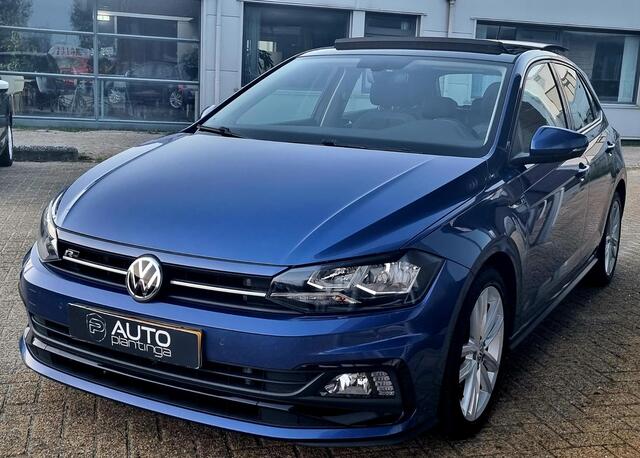 Volkswagen POLO 1.0 TSI Highline Business R 116PK | R-Line Pakket | Elektrisch Glazen Panorama-dak | Beats Audio | Navigatie | Parkeersensor Voor en Achter | Reef Blue Metallic | 2 Sleutels |
