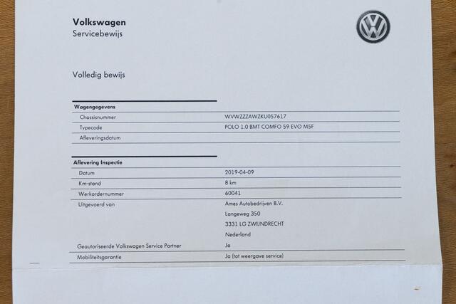Volkswagen POLO 1.0 MPI Comfortline RIJKLAAR INCL:GARANTIE | Airco | Navi | PDC V/A | Cr Contr | LED |
