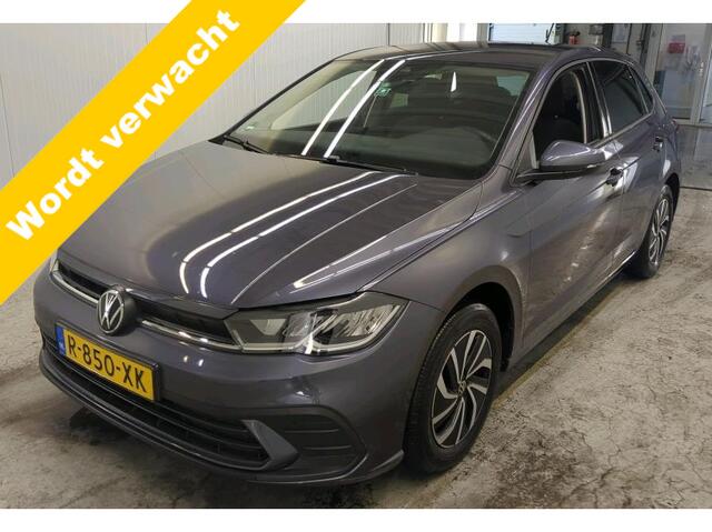 Volkswagen POLO 1.0 TSI 95 Pk Life Business Navigatie Ledkoplampen Lichtmetalen Velgen Parkeersensoren V+A ACC Stoelverwarming Dab Extra Getint Glas NL Auto