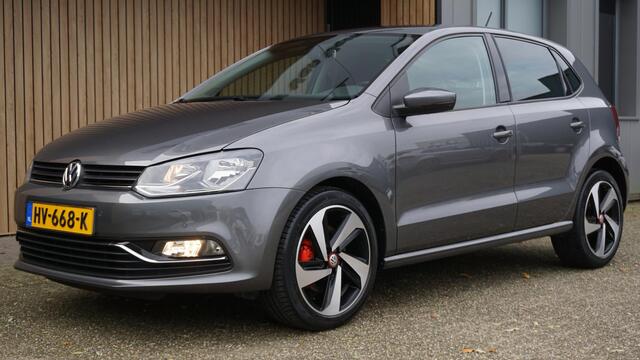 Volkswagen POLO 1.0 TSI 110pk Highline 5Drs Navi 17inch LM GTI Clima Cruise Control *Zeer Nette Polo* 108198km!