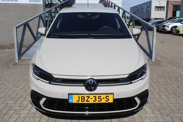 Volkswagen POLO 1.0 TSI 2x R-Line Automaat Navigatie/Virtual cockpit/Adaptive cruise control/Achteruitrijcamera/Parkeersensoren rondom/Apple carplay/Stoelverwarming/LED grill/IQ.light/Climate control/Draadloze telefoonlader/DAB/17''Lichtmetalen velgen.