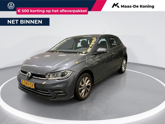 Volkswagen POLO 1.0 TSI 95pk Style · IQ.Light · Apple/Android Car Play · Navigatie · P-Sensoren · Draadloos Opladen · 16'' Inch · Garantie t/m 11-04-2027 of 100.000km