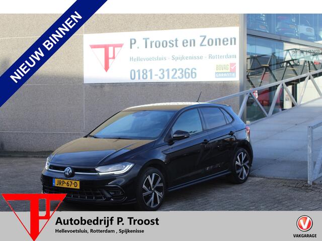 Volkswagen POLO 1.0 TSI 2x R-Line Automaat Navigatie/Virtual cockpit/Adaptive cruise control/Achteruitrijcamera/Parkeersensoren rondom/Apple carplay/Stoelverwarming/LED grill/IQ.light/Climate control/Draadloze telefoonlader/DAB/17''Lichtmetalen velgen