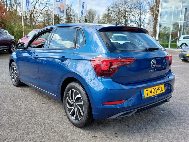 Volkswagen POLO 1.0 TSI 95pk DSG Life | Origineel NL | Navi | Apple Carplay+Android Auto | Airco | Adap.Cruise | Digitaal Dashbaord | Led Koplampen | Rijstrook+Licht+Regensensor | Pdc V+A | 15''lm