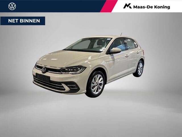 Volkswagen POLO 1.0 TSI 95pk DSG Style · Camera · Stoelverwarming · Apple/Android Car Play · Dodehoeksensoren · IQ Light · Navigatie · P-Sensoren · 16'' Inch ·