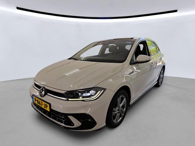 Volkswagen POLO 1.0 TSI 95pk R-Line Business Ascot Grey | Panoramadak | Camera | Stoelverwarming | Keyless