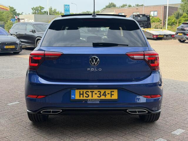 Volkswagen POLO 1.0 TSI R-Line Business PANORAMADAK | FULL LED MATRIX | VIRTUAL DISPLAY | CAMERA | ADAPTIVE CRUISE CONTROL | ANDROID/APPLE CARPLAY | KEYLESS GO/ENTRY | STOELVERWARMING | INKLAPBARE SPIEGELS |