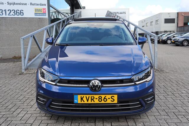 Volkswagen POLO 1.0 TSI Panoramadak/Apple carplay/Digitale teller/Stoelverwarming/Achteruitrijcamera/Adaptieve cruise control/Navigatie/Parkeersensoren/Climate control/DAB
