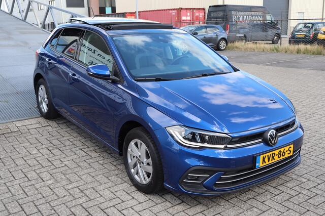 Volkswagen POLO 1.0 TSI Panoramadak/Apple carplay/Digitale teller/Stoelverwarming/Achteruitrijcamera/Adaptieve cruise control/Navigatie/Parkeersensoren/Climate control/DAB