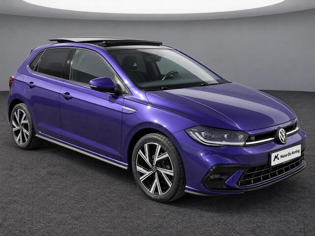 Volkswagen POLO 1.0TSI/110PK R-Line · Panoramadak · Apple/Android Car Play · Camera + Parkeersensoren · Stoelverwarming · Garantie t/m 31-03-2027 of 100000km.