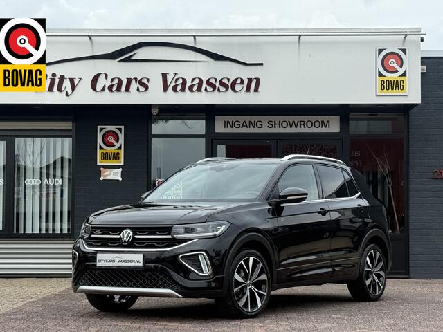 Volkswagen T-Cross 1.5 TSI R-Line automaat 150 pk full options navigatie camera climate ctr cruise ctr dagrijverlichting matrix led keyless entry lmv 18 inch