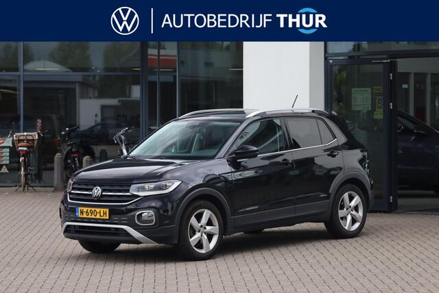 Volkswagen T-Cross 1.0 TSI Style 110PK / 81kW DSG, 60 maanden / max 100.000km garantie, navigatie, 2-zone climatronic, verwarmbare voorstoelen, parkeersensoren voor en achter (pdc), lane assist, multifunctioneel lederen stuurwiel, LED koplampen, 17" LMV, privacy glas, DAB+,