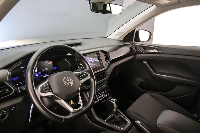 Volkswagen T-Cross Life 1.0 TSI 110pk DSG Automaat Adaptive cruise control, Achteruitrijcamera, Stoelverwarming, App connect, DAB, Radio, Airco, Bluetooth