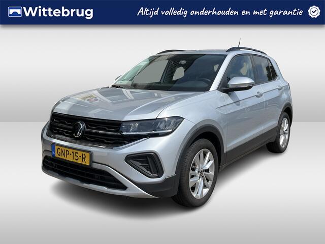 Volkswagen T-Cross 1.0 TSI Life Edition / AUTOMAAT/ GARANTIE TM 10-2028/ PARK. SENSOREN V+A/ CAMERA/ STOEL VERWARM./ APP-CONNECT/ ACC/ NAVI/ KEYLESS/ DAB/ DIGITAL DASH/ CLIMA/ ISOFIX/ 17'' LMV