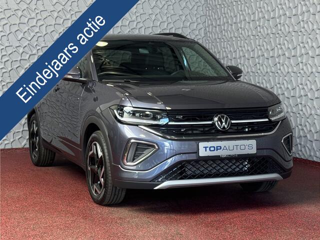 Volkswagen T-Cross ?NIEUWE AUTO? TSI 115PK R-LINE EDITION TREKHAAK LED LMV IQ CAMERA STOELVERW ?2025? "Volkswagen rijden begint bij Topautos.nl - 75 topmodellen direct op voorraad!"