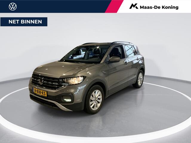 Volkswagen T-Cross 1.0 TSI 110pk DSG Life · Camera · Stoelverwarming · Apple/Android Car Play · Trekhaak · Dodehoeksensor · Clima · Navigatie ·