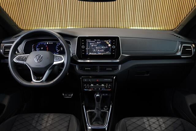 Volkswagen T-Cross 1.5TSI/150pk DSG R-Line Blackstyle|2025|Trekhaak|Navi|PDC+Camera|LED|Virtual Cockpit|Cruise+ACC|PDC|18"York Black