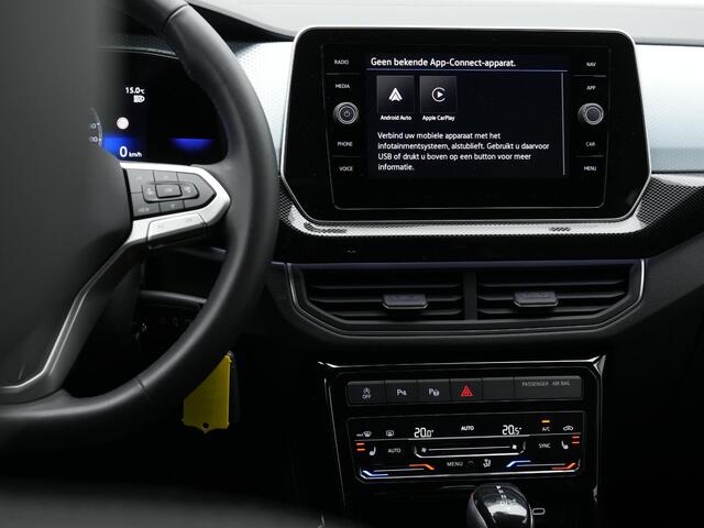 Volkswagen T-Cross 1.0 TSI 115 pk DSG Goal Edition | Trekhaak | Stoelverwarming | Adaptive Cruise | Navigatie | Leder/stof