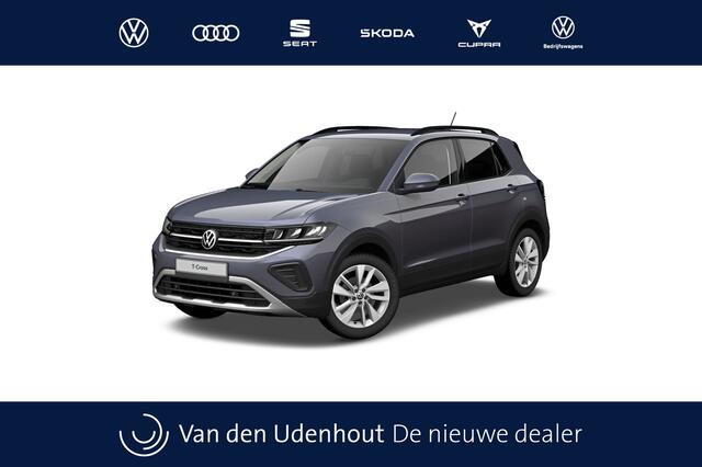 Volkswagen T-Cross 1.0 TSI 95 5MT Life Edition | 'App-Connect' draadloze smartphone integratie | Achterlichten LED | Afstandscontrolesysteem (Front Assist)