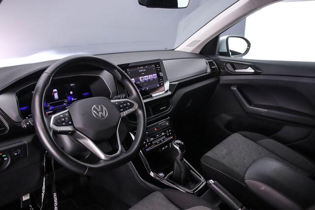 Volkswagen T-Cross Life Edition 1.0 TSI 95pk Adaptive cruise control, Achteruitrijcamera, Parkeersensoren, App connect, Stoelverwarming, LED koplampen