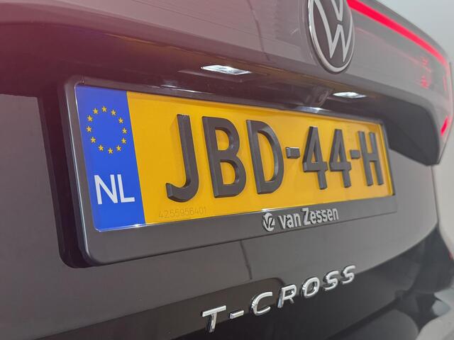 Volkswagen T-Cross 1.5 TSI R-Line Edition | IQ-Light | Tr.haak | Adapt Cruise | Camera | Keyless | Clima | 18" LM | stoelverw | Rijklaarprijs |
