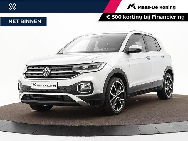 Volkswagen T-Cross 1.0 TSI 110pk DSG Style · Camera · Dodehoeksensor · Keyless · Stoelverwarming · ACC · 18"Velgen ·
