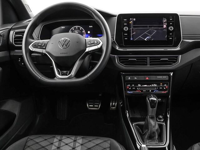 Volkswagen T-Cross 1.5 TSI 150pk DSG R-Line Edition Camera · Afneembare trekhaak · Stoelverwarming · Matrix LED · Apple/Android Car Play · 17"Velgen ·