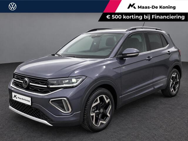 Volkswagen T-Cross 1.5TSI/150PK R-Line ·Trekhaak · Apple/Android Car Play · Navigatie · Stoelverwarming · Camera + Parkeersensoren · Garantie t/m 22-10-2027