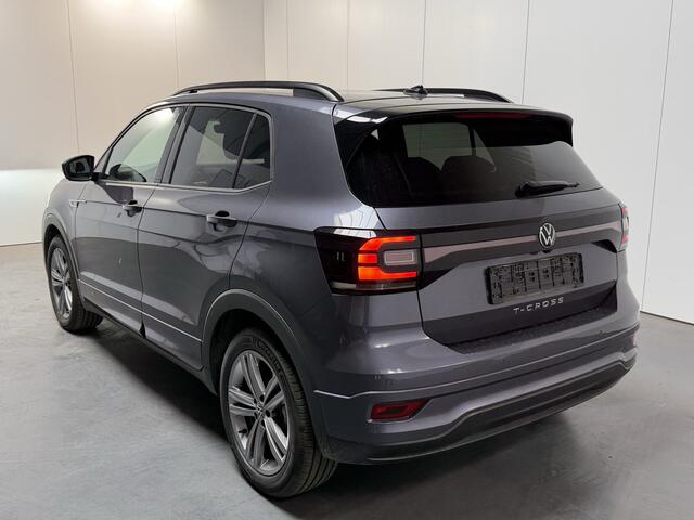 Volkswagen T-Cross 1.0 TSI R-Line / AUTOMAAT/ 2X R-LINE/ PARK.SENSOR.V+A/ CAMERA/ ACC/ APP-CONNECT/ STOELVERWARM./ DIGITAL DASH/ NAVI/ DAB/ CLIMA/ LED/ 17'' LMV