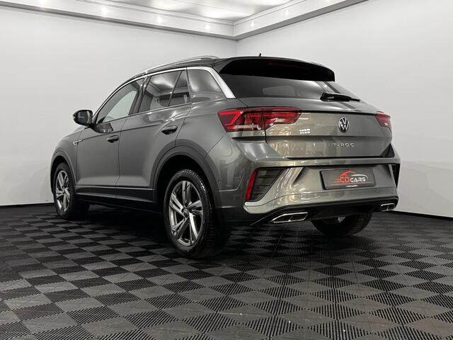 Volkswagen T-Roc 1.0 TSI R-Line Half leder, Camera, Apple carplay, Virtual desk, Cruise control adaptief, Massage stoelen