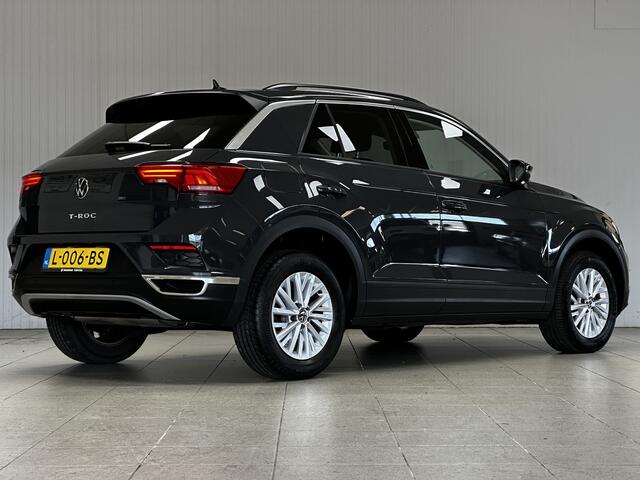 Volkswagen T-Roc 1.0 TSI Style/ DAB+/ Airco/ Adaptive Cruise/ Elek. pakket/ Isofix/ Lane-Assist./ Bluetooth/ Armsteun/ Multi. LEDER. Stuur/ 16'' LMV/ PDC V+A/ Extra getint glas/ LED Dagrijverl.