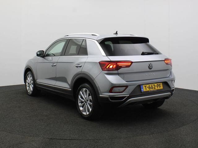 Volkswagen T-Roc Style 1.5 TSI 150pk DSG Automaat Adaptive cruise control, Achteruitrijcamera, Parkeersensoren, LED koplampen, Airco, DAB, Radio, App connect, Bluetooth, Parkeer assistent