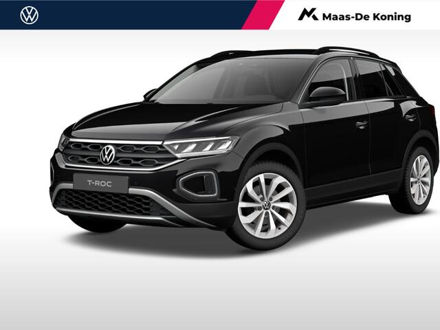 Volkswagen T-Roc Life Edition 1.0 TSI 116 pk 6 versn. Hand · Airconditioning automatisch, 2-zone (climatronic) · Assistance pakket · Multimedia pakket · Comfort pakket · MEGA SALE