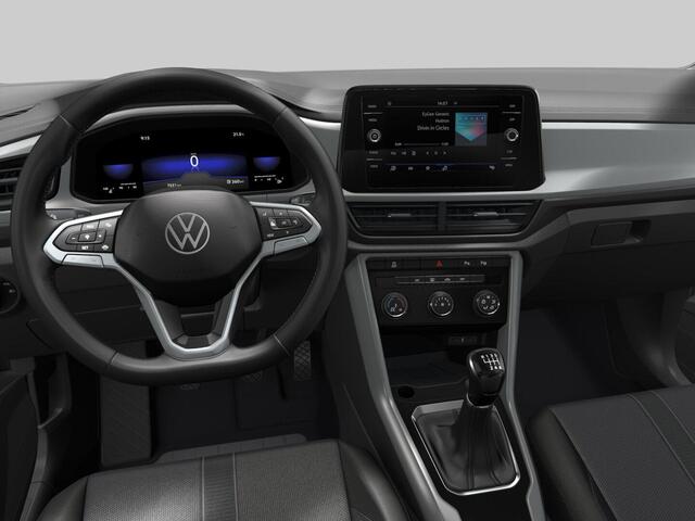 Volkswagen T-Roc Life Edition 1.0 TSI 116 pk 6 versn. Hand · Airconditioning automatisch, 2-zone (climatronic) · Assistance pakket · Multimedia pakket · Comfort pakket · MEGA SALE