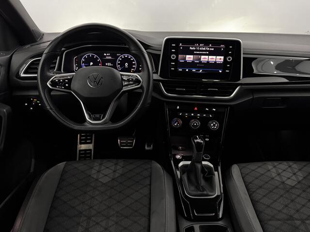 Volkswagen T-Roc 1.5 TSI 2x R-Line Half leder, Camera, Apple carplay,v Winterpakket, Virtual desk, Keyless start, Cruise control adaptief