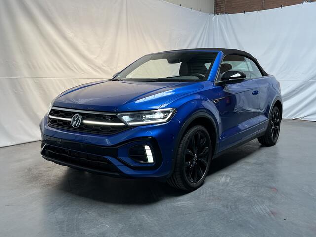 Volkswagen T-Roc Cabrio 1.5 TSI R-Line / AUTOMAAT/ 2X R-LINE/ BLACK-STYLE/ STUUR+STOEL VERWARM./ PARK.SENSOR.V+A/ CAMERA/ APP-CONNECT/ KEYLESS/ DRIVE-MODI/ ACC/ DAB/ NAVI/ CLIMA/ LED/ DIGITAL DASH/ ISOFIX/ 18'' LMV