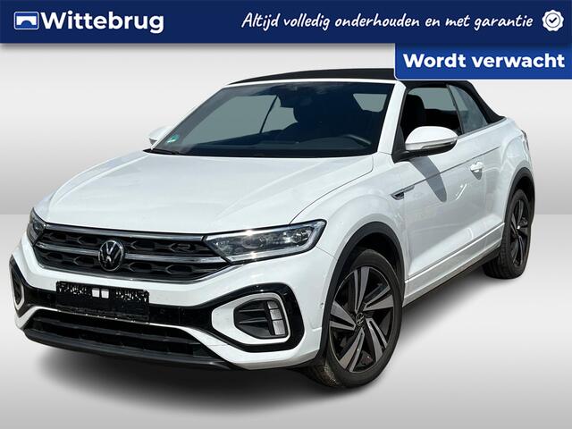 Volkswagen T-Roc Cabrio 1.5 TSI R-Line DSG / Fabrieksgarantie 2027 / Facelift / Virtual Cockpit Pro / Trekhaak / Camera / Stuur & Stoelverwarming / Camera / Navigatie / 18'' LMV